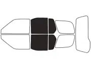 Rvinyl Window Tint Kit Fits Fits Nissan Xterra 2000-2004