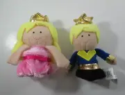 MBOT PRINCE PRINCESS Finger Puppet plush fairy tale Ganz royal theater
