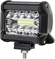 BYBDQKTVEH Spot Flood LED Light Bar/Work Light 60W 180W 300W 360W 420W LED Light Bar for Car Truck 4x4 ATV LED Lightbar Compatible with Lada Compatible with NIVA Work Light(1pc 60W led bar)
