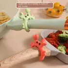 Silicone Anti Overflow Pot Rack Small Crab Kitchen Utensil Rack