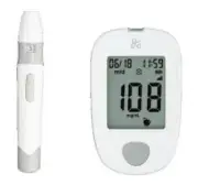 NIB BGM Diabetes Test Kit Blood Glucose Monitor Meter Strips & Lancets