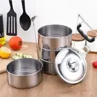 Stainless Steel Lunch Snack Box Stackable Keep Warm Cylinder School