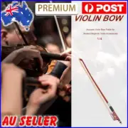 Acoustic Wooden Violin Bow Fiddle for Student Beginner Violin Accessories AU