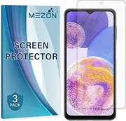 [MEZON] [3 Pack] Samsung Galaxy A23 Premium Hydrogel Clear Edge-to-Edge Full Coverage Screen Protector Film (Galaxy A23, Hydrogel)