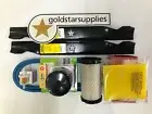 RIDE ON MOWER ENGINE SERVICE KIT, BLADES & DECK BELT FOR A HUSQVARNA LTH2038