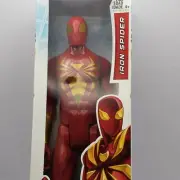 Iron Spider-Man Marvel Titan Hero Series Ultimate Spiderman Web Warriors Figure