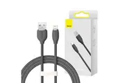 Baseus Jelly Liquid Silica Gel Fast Charging Data Cable USB to iP 2.4A 1.2m - Black