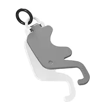 Elephant Cell Phone Stand,Foldable Keychain Mobile Phone Holder - Creative Animals Keychain Phone Mount for Home, Travel, Dorm, Train