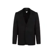 [Comme Des Garcons Homme Plus] Comme Des Garcons Homme Plus-Black Wool Jacket With Satin Insert-Uomo S STAND