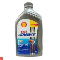 在飛比找樂天市場購物網優惠-Shell ADVANCE 4T 10W40 全合成機油 殼