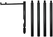 Folding Camping Lamp Stand, 1/4 Aluminum Light Hanging Poles Hook Hanger for Fishing Picnic BBQ Outdoor Activities