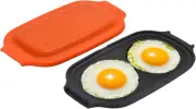 Microwave Egg Fryer | Cooker & Poacher for Breakfast Sandwiches | Maker 2 Eggs