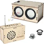 2 Set STEM Projects Toys Building Kits for Teen Boys Age 8-16 Bluetooth Speaker & FM Radio DIY Electronics Kit Science Experiments Kid Boys Girls Toys Birthday 8 9 10 11 13 14 15 Year Old