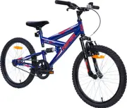 Hyper 50cm Bike Camber Dual Suspension Blue/Red