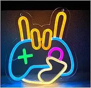 Sign Lamp Game Handle Neon Sign, For Decor Of Rooms, Game Rooms, Bars And Clubs 35x33.8cm