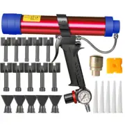 NEW Pneumatic Glass Glue Gun Glass Glue Air Rubber Gun Tool Caulking Tool P7I3