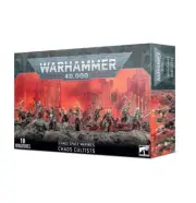 Warhammer 40k Chaos Space Marines - 10 Chaos Cultists - New on Sprue, No Box