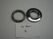 Bicycle Fork Steer Tube Crown Nut & 1/4" Bearings Monark Higgins Raleigh & #B