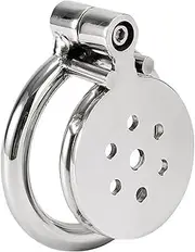 Metal Chastity Lock Male Masturbation Stimulation Cock Cage Adult Sex Toy Metal With Hole Penis Lock Beginner Chastity Cage Chastity Device
