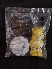 Burger King Yellow Sunshine Care Bear 2016 w/ Cloud & Bracelet- Sealed