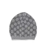 [Gucci] Gucci GG Wool Beanie L GREY