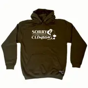 Rock Climbing Aa Sorry If I Looked Interested Thinking About Climbing - Funny Novelty Hoodies Hoodie