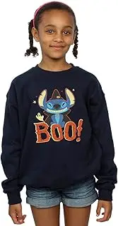 [Absolute Cult] Disney Girls Lilo & Stitch Boo! Sweatshirt
