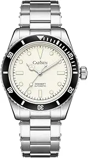 [CADISEN] Automatic Watch Men's with Power Reserve Mechanical Waterproof NH35 Watches Men
