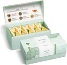 Tea Forte Lotus Presentation Box Tea Gift Set Sampler, 20 Assorted Variety Handc
