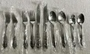 TWO Oneida RENOIR/PEMBROOKE Stainless Flatware 5 Piece Place Settings NEW in BOX