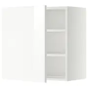 METOD wall cabinet with shelves, white/Ringhult white, 60x37x60 cm