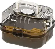 Hamsters Carrying Cages, Portable Guinea Pig Carrier, Travel Small Animal Cage,25x22x19cm, with Water Feeder, Lightweight & Ventilated Carrier for Hamsters, Gerbils, Mice