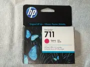 HP 711 Magenta Ink Cartridge 29ml CZ131A Genuine OEM Exp Aug 2025