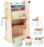 BCOATH Wooden Boys and Girls Maker Toy Set Coffee Machine Role Play Educational for Boys Girls