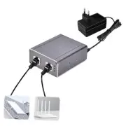 Starlink Ethernet Adapter Gen 3 – High-Performance PoE Injector, 12V Beige grey