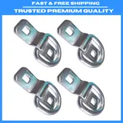 3/8” Heavy Duty D-Rings Truck Tie Down Anchors Hooks Enclosed Points (4 Pack)