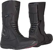 REBELHORN Hail Motorcycle Boots PU Leather Heel and Ankle Protection Polyester 3D Mesh Lining Waterproof and Breathable Hipora Membrane Reflective Elements CE Certification