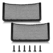 2 Pack Car Storage Net Bag Phone Mesh Net Holder Pocket Organizer, 16x8 Inch