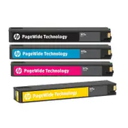 HP Compatible Set of 4 HP 975A Pagewide Compatible Inkjet Cartridge Combo L0R88AA - L0R97AA 1Black ,1Cyan , 1Magenta, 1Yellow