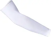 Arm Sun Protection Fingerless Gloves Summer Sunscreen Arm Sleeves Arm Warmers Anti-UV Sun Protection Sleeve Beach Accessories Unisex Arm Sun Protection Sleeve (Color : H04-White)