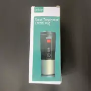 New Black Geezo Smart Adjustable Temperature Display Control Heat Mug Auto Car