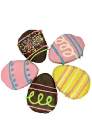 Huds And Toke - Easter Egg Cookies - 6.5cm - Box 30