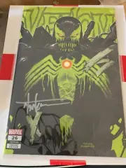 Venom 26 1st Full App. Virus Tyler Kirkham Variant Marvel Comic Signed W/COA