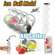 2.2" Bar Silicone Ice Cube 4Ball Maker MoMC Sphere Large Tray Whiskey DIY MouRY
