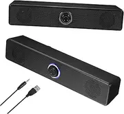 Compact Sound Bar Home System High-Definition Stereo Sound Easy to Use for Tv/Computer/Tablet