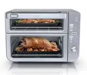 Ninja Air Fryer & Toaster Oven, Double Stack XL, Countertop Oven, 12-in-1 (Stain