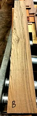 ONE BEAUTIFUL PIECE KILN DRIED S2S BOCOTE LUMBER LONG WOOD ~36" X 4" X 3/4" B