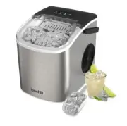 ionchill™ Silver Portable Countertop Ice Maker