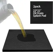 2 Pcs 56cm Oil Drain Splash Pad, Square No Splatter Pad Oil Splash Pad for Oil Change Pan Transmission Drain Pan