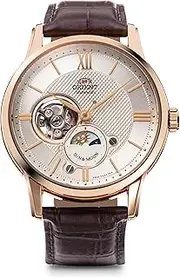 [ORIENT] Sun & Moon Automatic Watch, Mechanical, Automatic, Classic RN-AS0002S, Men's, White, Silver, white, Watch Sun & Moon, Automatic Winding, Hand Wind